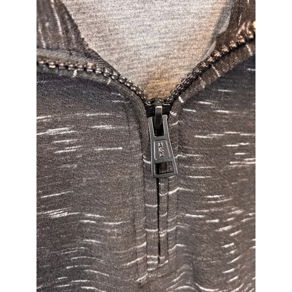 BKE Performance Mens Large Quarter Zip Pullover Gray Space Dye BK00054M Stretch